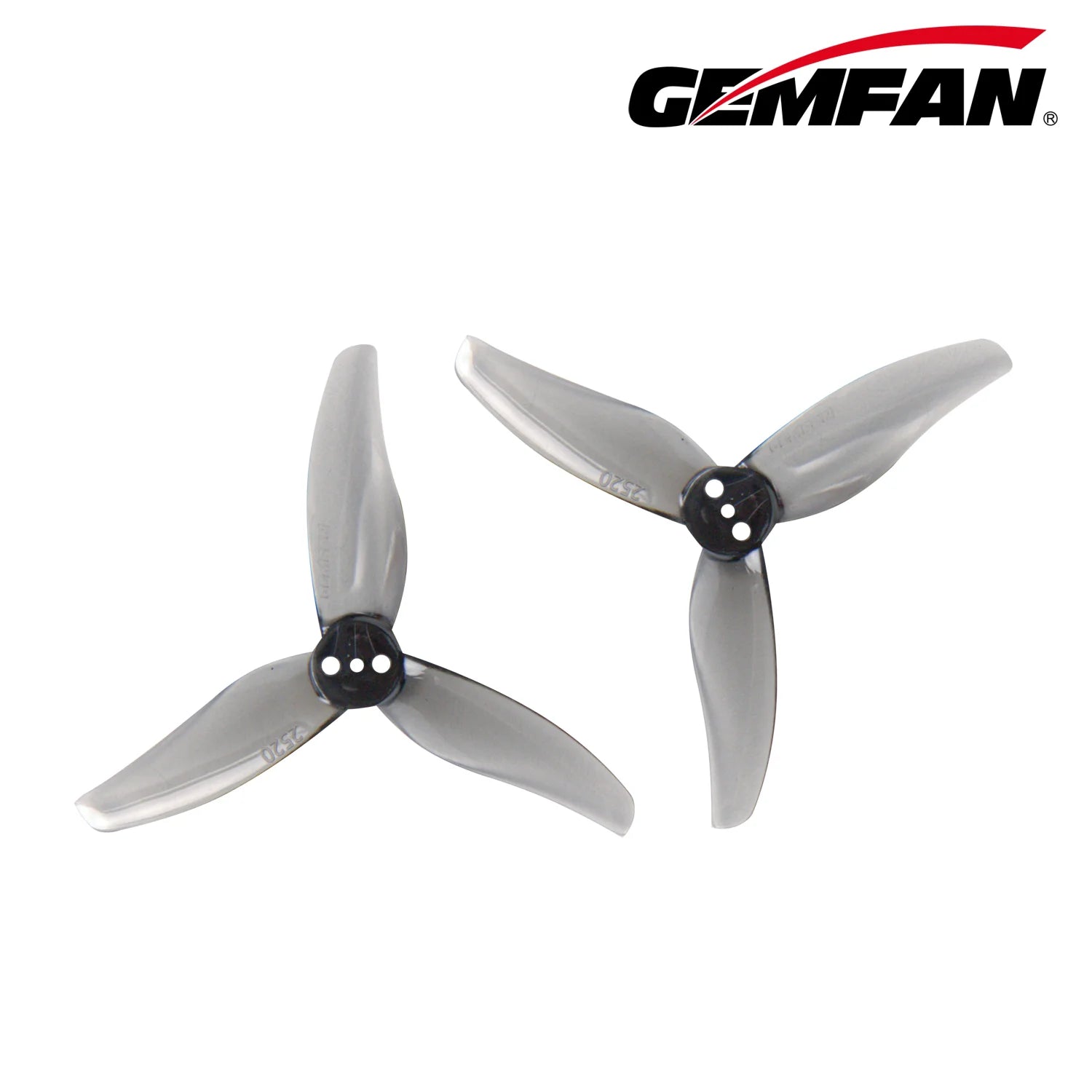 2520 Hurricane PC 3 Blade 1.5mm - Clear Gray 8 stuks